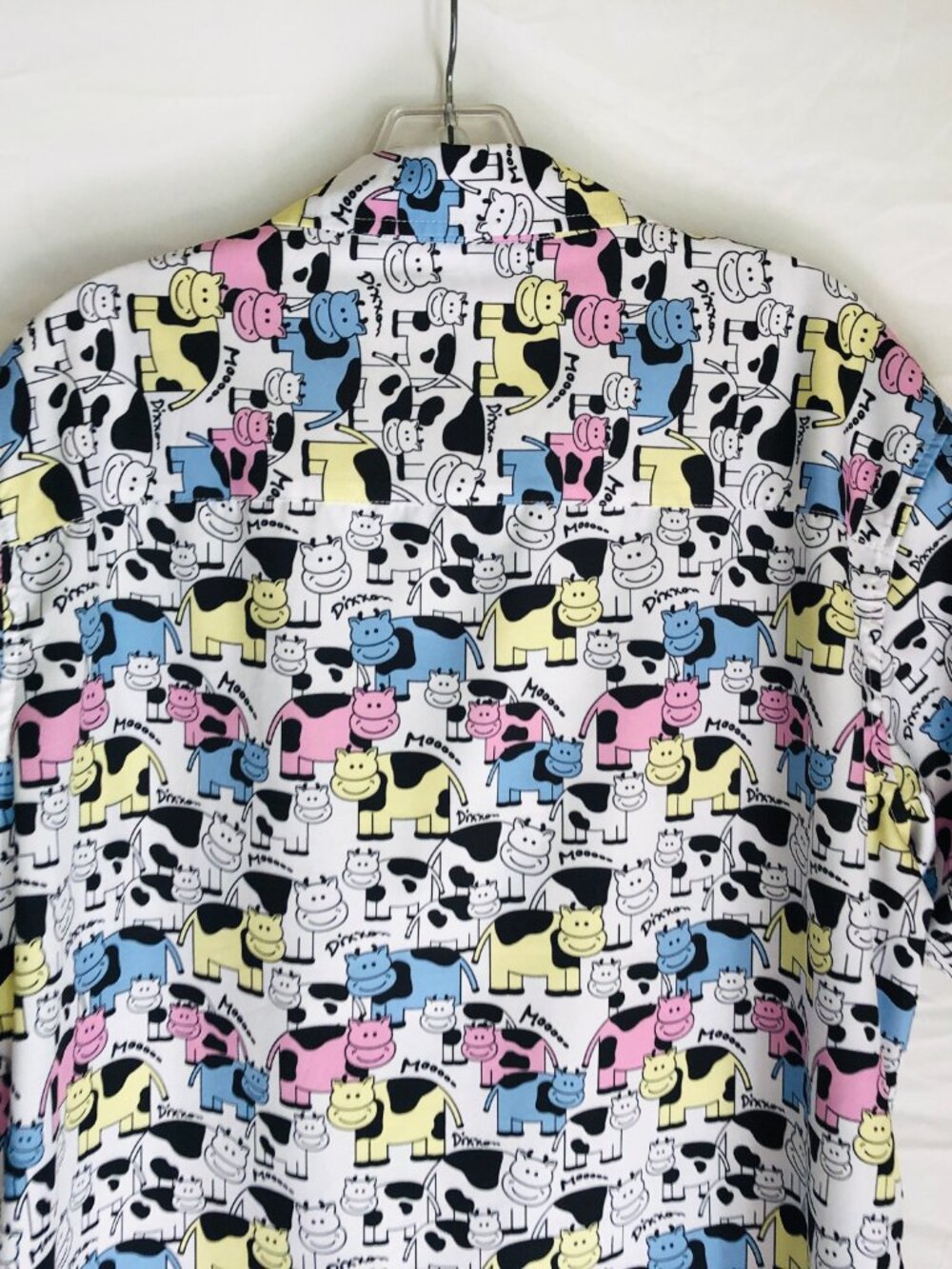 Dixxon Flannel Company Women's 2X Hawaiian Cow Print Button Up Blouse Top - Picture 6 of 6